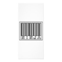 Barcode Ninja rack cards by Funny_MoFo_Shirts Barcode Ninja rack cards