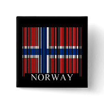 Barcode Norway Flag Pin