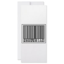 Barcode Norwegian Customized Rack Card