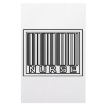 Barcode Nurse Customized Stationery