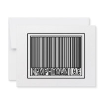 Barcode Nymphomaniac invitations by Funny_MoFo_Shirts Barcode Nymphomaniac invitations
