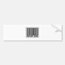 Barcode Oncology Nurse Bumper Sticker