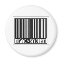 Barcode Optometrist magnets by Optometrist_Shirts Barcode Optometrist magnets