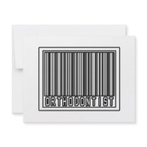 Barcode Orthodontist invitations