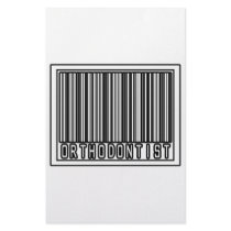 Barcode Orthodontist stationery