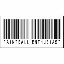 Barcode Paintball Enthusiast photo sculptures