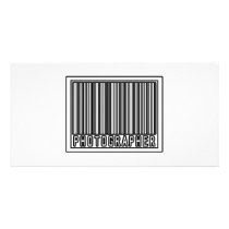 Barcode Photographer photo cards by Photographer_Shirts Barcode Photographer photo cards