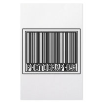Barcode Photographer stationery by Photographer_Shirts Barcode Photographer stationery
