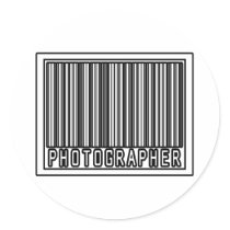 Barcode Photographer stickers