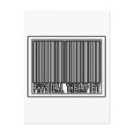 Barcode Physical Therapist Post Cards