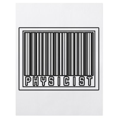 Barcode Physicist Flyers by PhysicistShirts