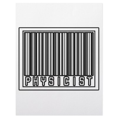 Barcode Physicist Customized Letterhead by PhysicistShirts
