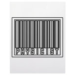 Barcode Physicist Customized Letterhead