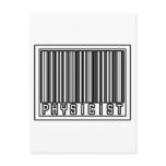 Barcode Physicist Postcards