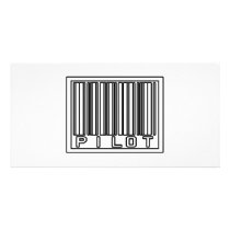 Barcode Pilot Photo Card Template
