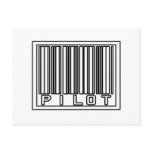 Barcode Pilot Postcard