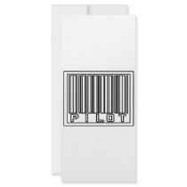 Barcode Pilot rack cards by pilotshirts Barcode Pilot rack cards