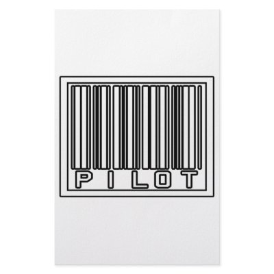 Barcode Pilot Customized Stationery by pilotshirts
