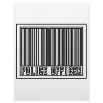 Barcode Police Officer letterhead