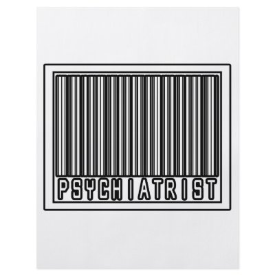 Barcode Psychiatrist Personalized Flyer by Psychiatrist_Shirts