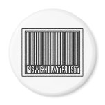 Barcode Psychiatrist Magnet