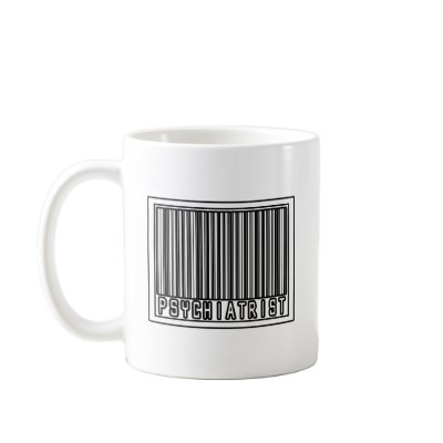 Barcode Psychiatrist Coffee Mug by Psychiatrist_Shirts