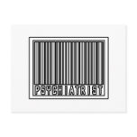 Barcode Psychiatrist Post Card