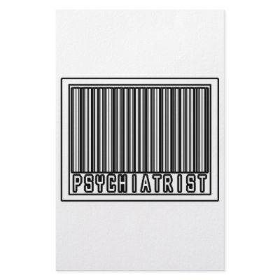 Barcode Psychiatrist Custom Stationery by Psychiatrist_Shirts