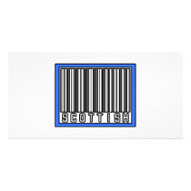 Barcode Scottish Photo Card Template