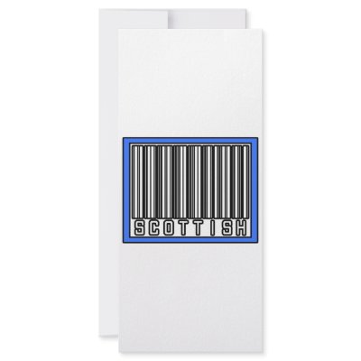 Barcode Scottish Rack Card Design by Scottish_Pride