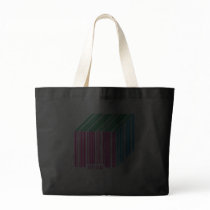 Barcode Shop Black Jumboe Tote Bag by Madinagoodway Barcode Shop Black Jumboe Tote Bag