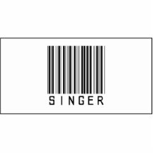 Barcode Singer Acrylic Cut Out