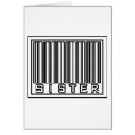 Barcode Sister Cards