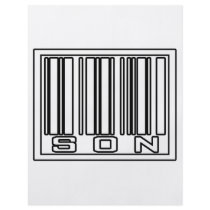 Barcode Son flyers by Proud_Son_Shirts Barcode Son flyers
