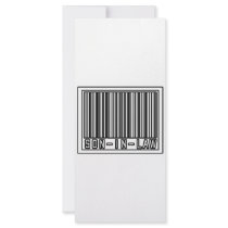 Barcode Son-In-Law rack cards