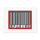 Barcode Spanish Postcard
