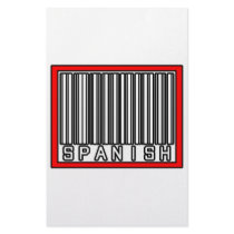 Barcode Spanish stationery by Spanish_Pride Barcode Spanish stationery