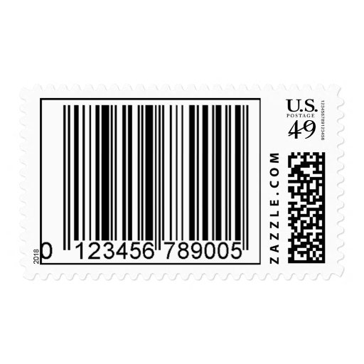 Barcode stamps! stamp Zazzle