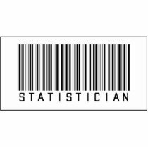 Barcode Statistician photo sculptures