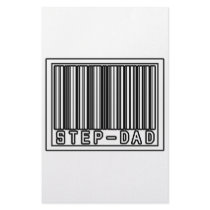 Barcode Step-Dad stationery