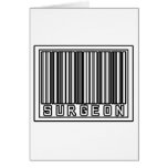 Barcode Surgeon Greeting Card