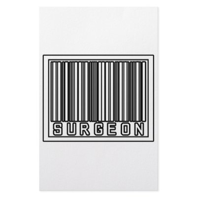 Barcode Surgeon Stationery Paper by SurgeonShirts