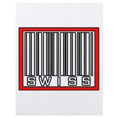 Barcode Swiss Personalized Flyer by Swiss_Pride