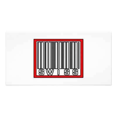 Barcode Swiss Photo Card Template by Swiss_Pride