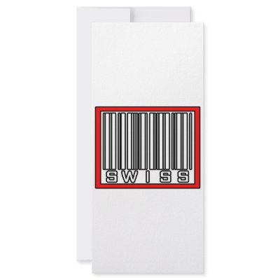 Barcode Swiss Custom Rack Cards by Swiss_Pride