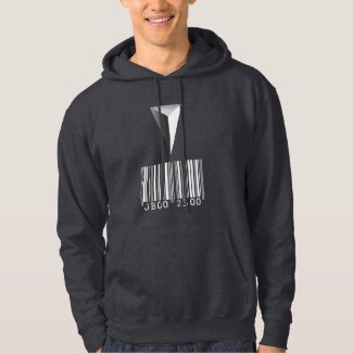 Barcode Tattoo Hoodie (dark) shirt