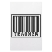 Barcode Teacher stationery