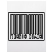 Barcode Tennis Coach letterhead by tenniscoachshirts Barcode Tennis Coach letterhead