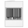 Barcode Twin Brother Greeting Card