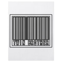 Barcode Twin Brother flyers by Shirts_For_Twins Barcode Twin Brother flyers